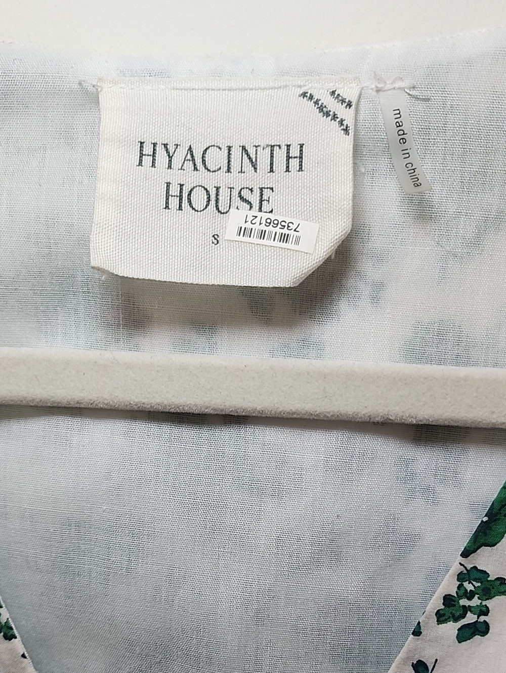 Tuckernuck Hyacinth House Irenea Midi Dress Kelly green white floral Size Small - Picture 10 of 16
